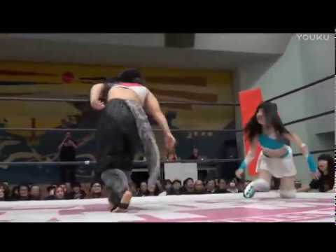 Japanese Women's Wrestling Genuine Video background