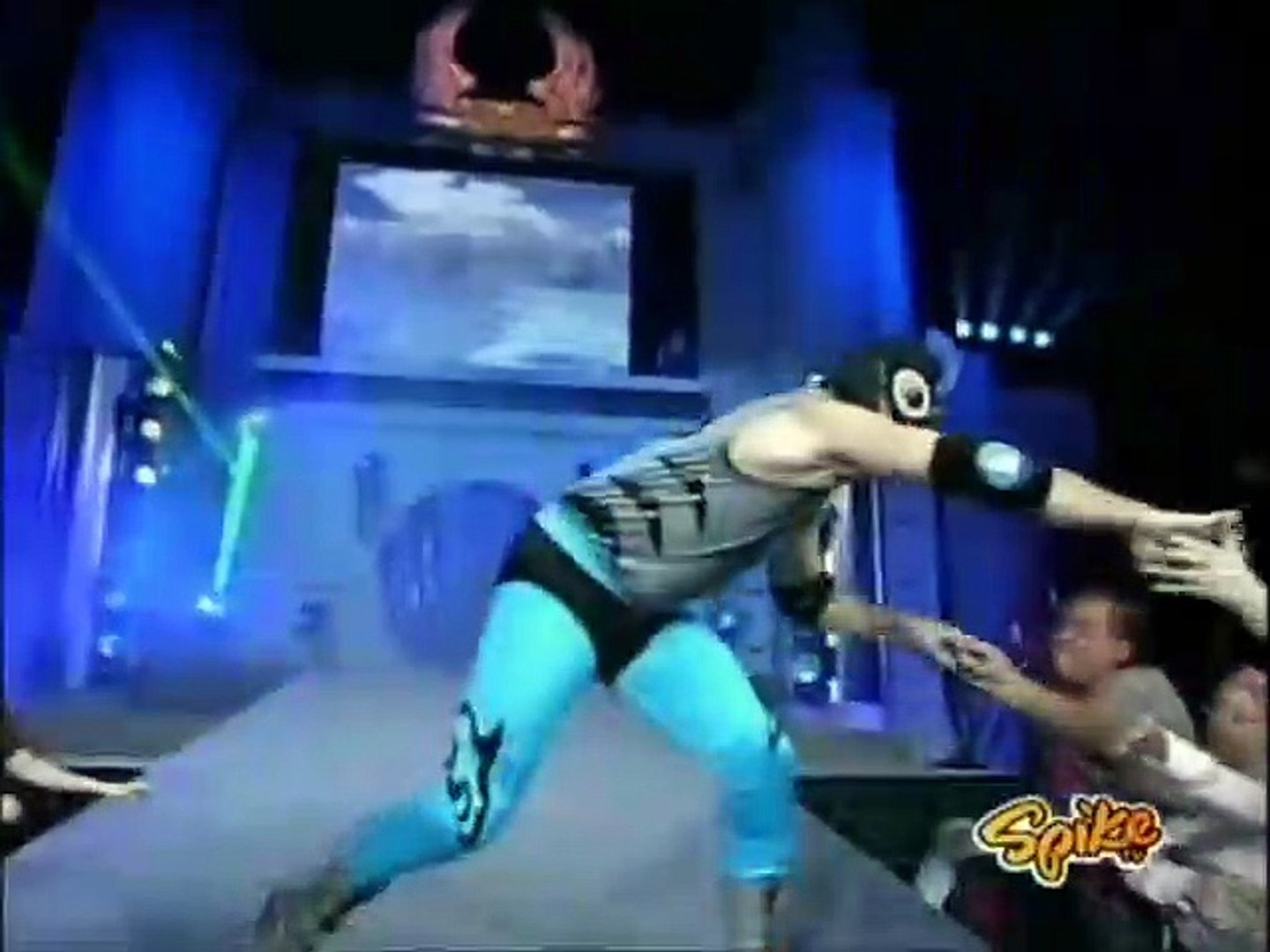 Shark Boy vs Samoa Joe background