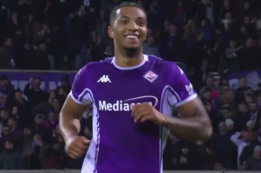 [Goal] Half-time rout! Fagioli's right-wing cross assists Ndour's header for a goal