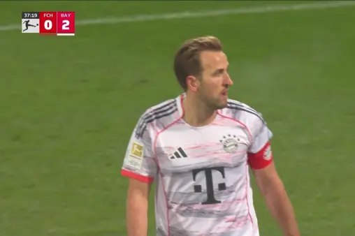 [Highlights] Imaginative! Kane attempts a bicycle kick with his back to goal, but it's too straight