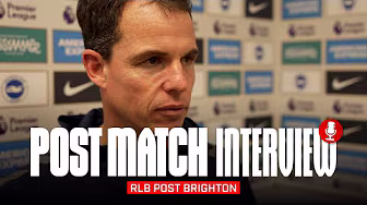"We showed courage" | Régis Le Bris On Brighton Draw | Post Match Interview