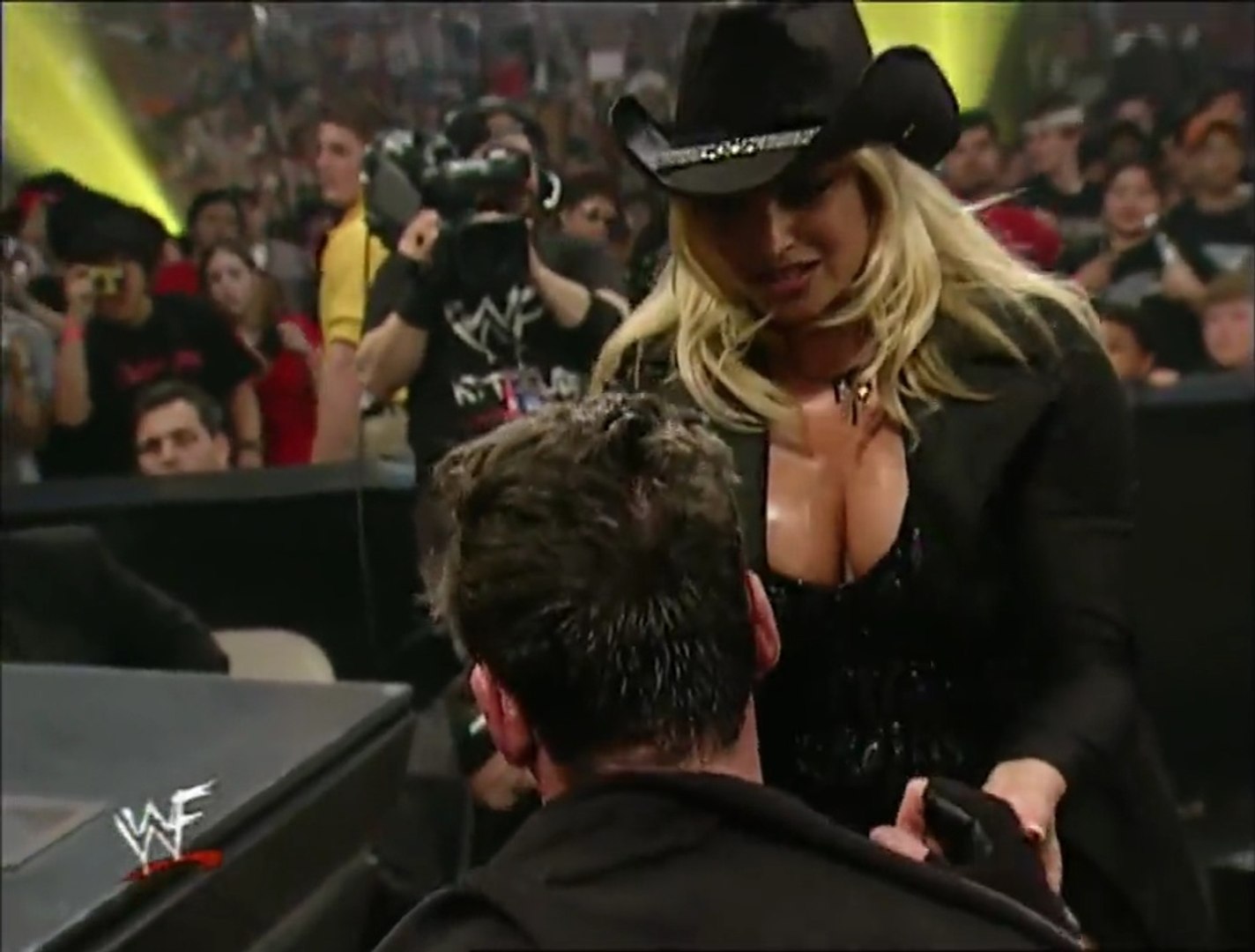 Trish Stratus Slaps Vince McMahon 2001 Wrestlemania (Part 3)