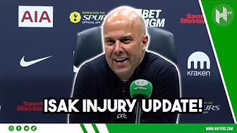 Alexander Isak injury update | Tottenham 1-2 Liverpool | Arne Slot