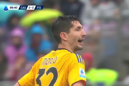 [Goal] Never give up until the end! Moreau receives a cross in the box and slots home to equalize