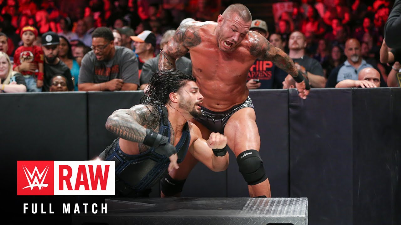 FULL MATCH: Roman Reigns vs. Randy Orton: Raw, Sept. 8, 2014 background