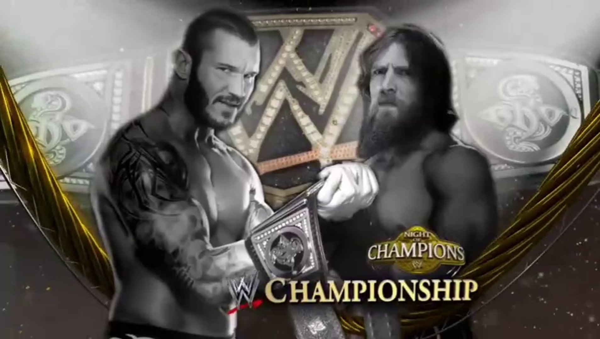 WWE Night Of Champions 2013 - Daniel Bryan vs Randy Orton (WWE Championship) background