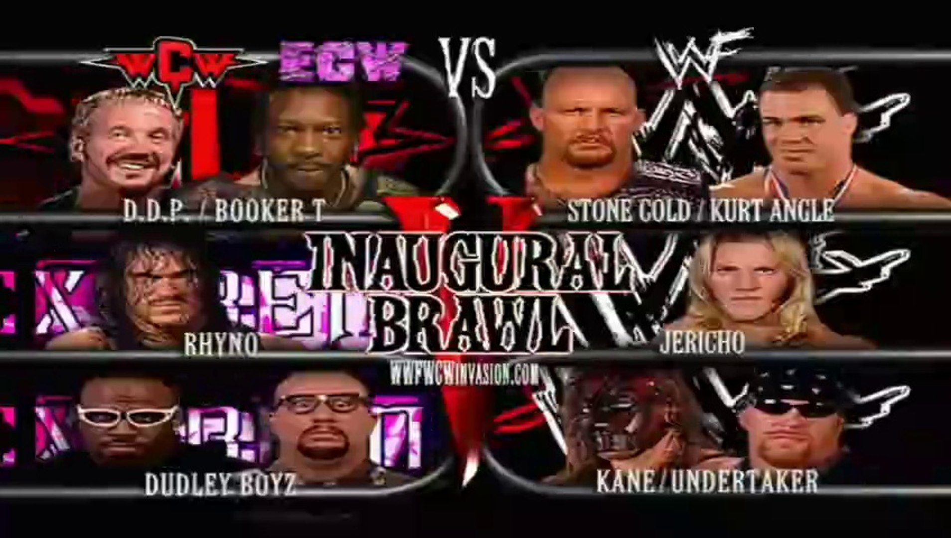WWF Invasion 2001 - Team WWF vs Team WCW-ECW (Inaugral Brawl) backdrop
