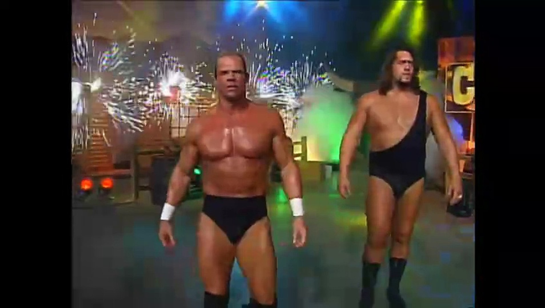 WCW Spring Stampede 1997 - Lex Luger vs Booker T vs Stevie Ray vs The Giant (Four Corners Match) background