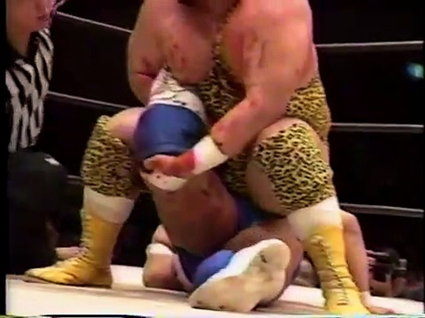 Atsushi Onita vs. Tarzan Goto (02-26-91) background