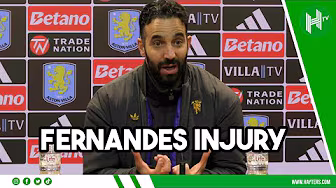 Bruno Fernandes INJURY BLOW l Ruben Amorim l Aston Villa 2-1 Man Utd