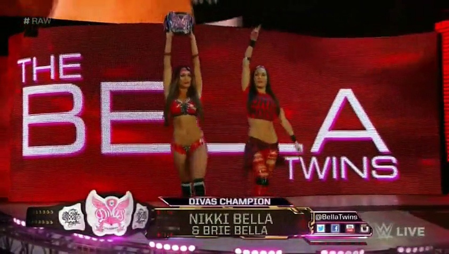 AJ Lee, Paige & Naomi vs Natalya & The Bella Twins