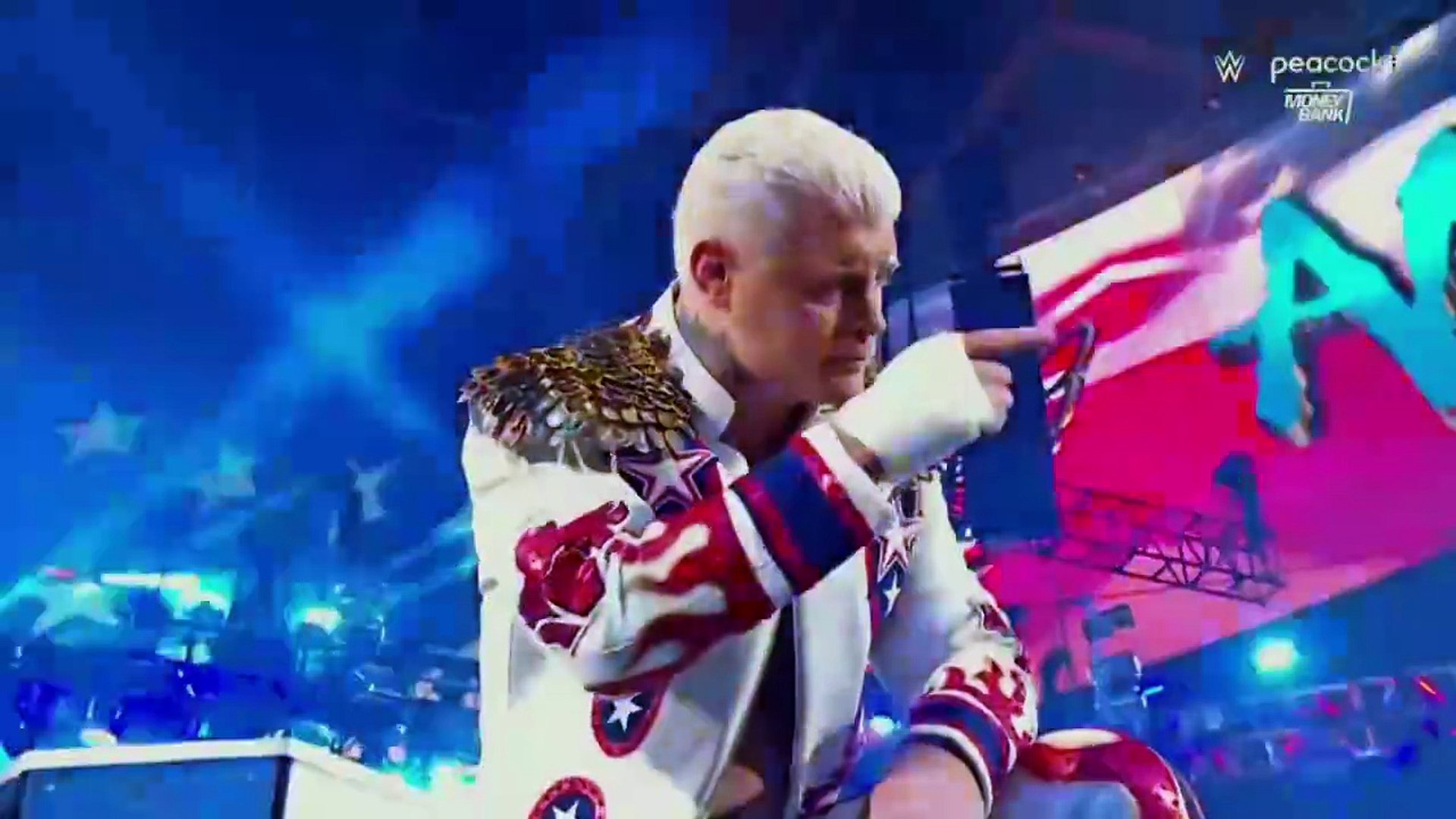 WWE MONEY IN THE BANK 2025 - CODY RHODES - JEY USO VS LOGAN - JOHN CENA background