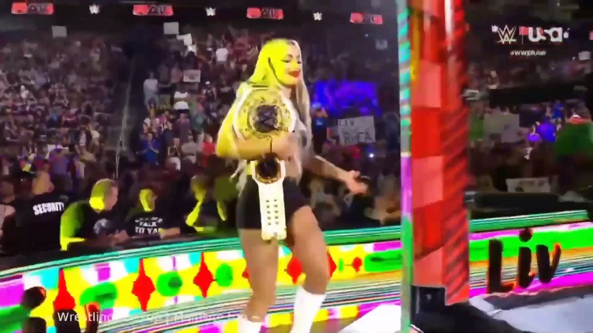 Liv Morgan & Dominik Mysterio In Ring Segment | Raw June 3rd, 2024 background