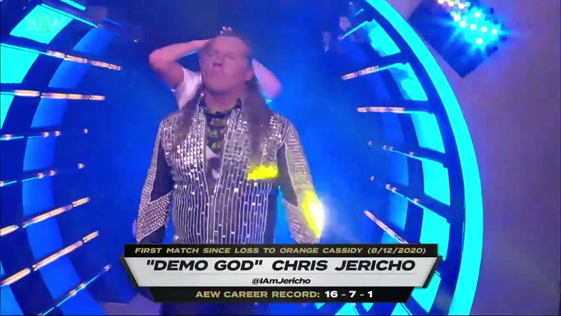 Chris Jericho vs. Joey Janela background