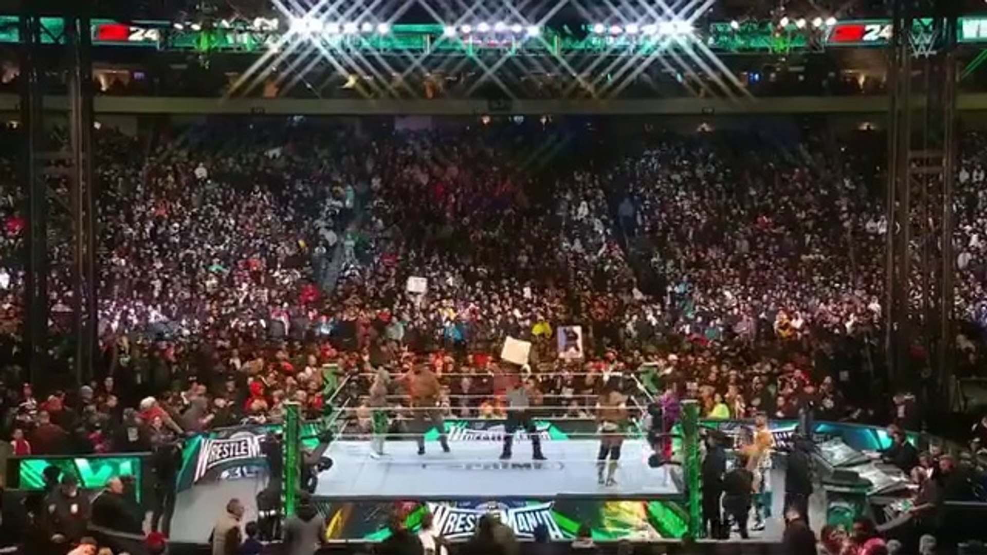 Rey Mysterio & Andrade Vs "Dirty" Dominik & Santos Escobar | Full Match Highlights | WWE Wrestlemania 2024 | WWE WM-40