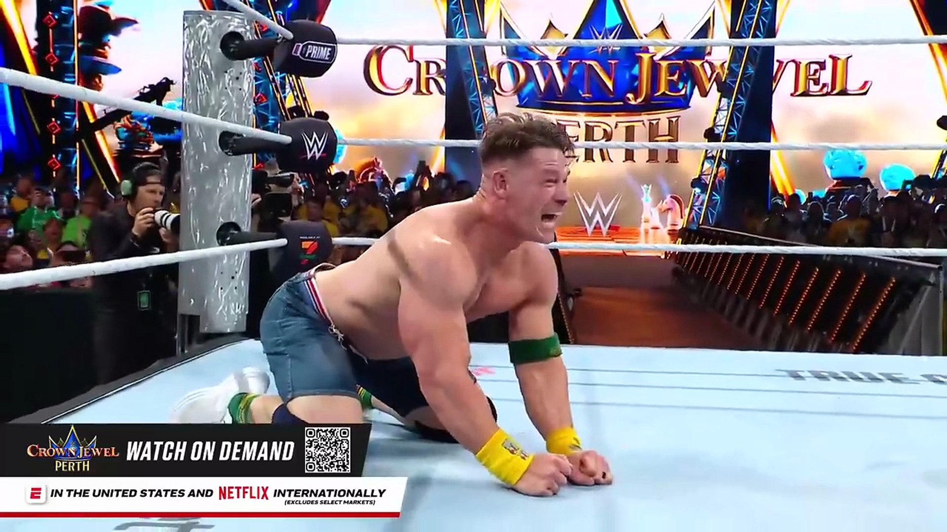 WWE CRAWN JEWEL 11 OCTOBER 2025 JOHN CENA VS AJ STYLES FULL MATCH