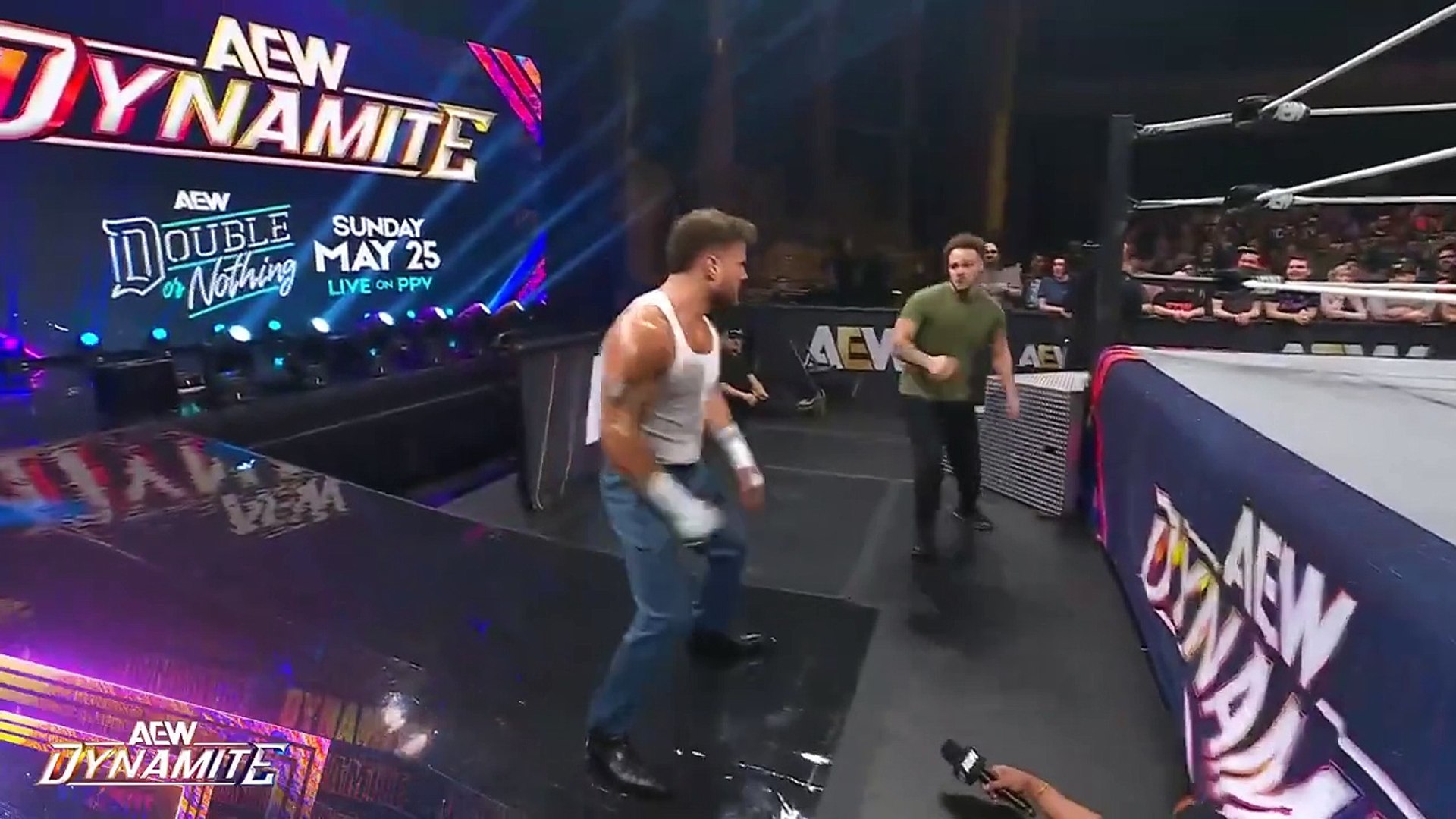 All Elite Wrestling - I. HURT. PEOPLE. - MJF Watch #AEWDynamite LIVE on TBS & MA background