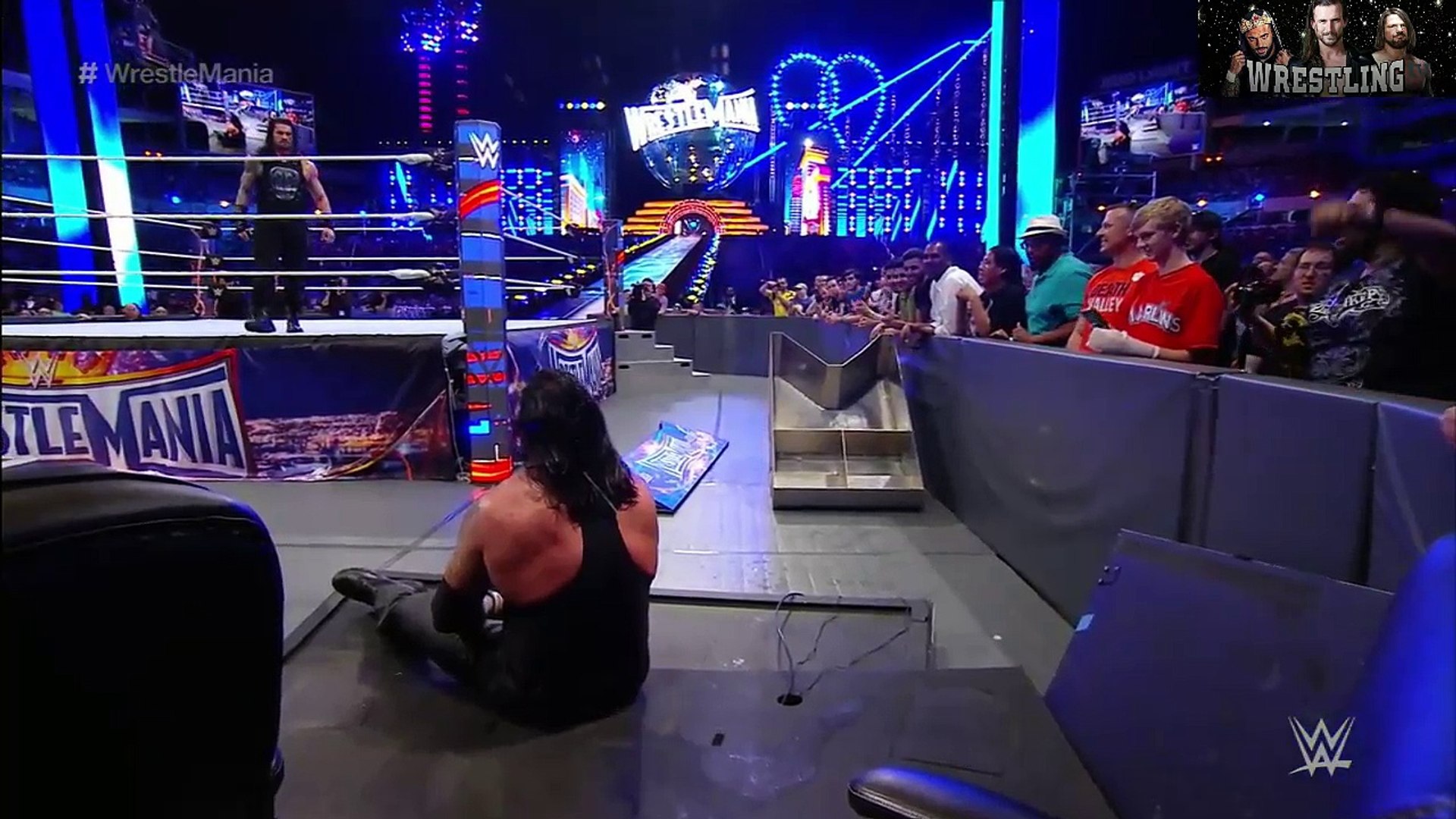 Roman Reigns VS The Undertaker background