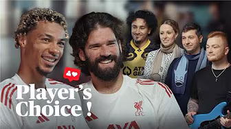 Player's Choice: Ekitike & Alisson | Electric Guitars, Sleeping Bags & Roller Skates! | Liverpool FC
