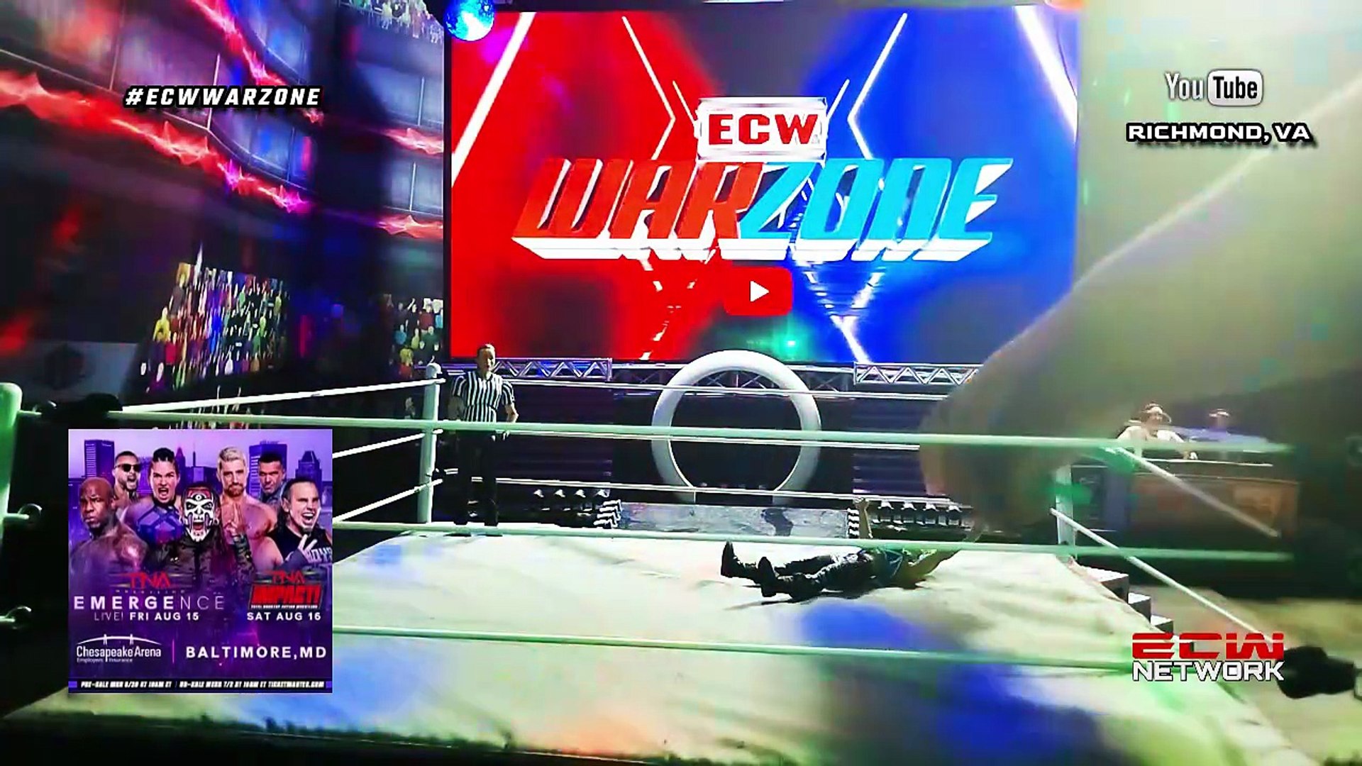 Tegan Nox vs. Michin [ ECW WARZONE August 6, 2025 Part. 2 background
