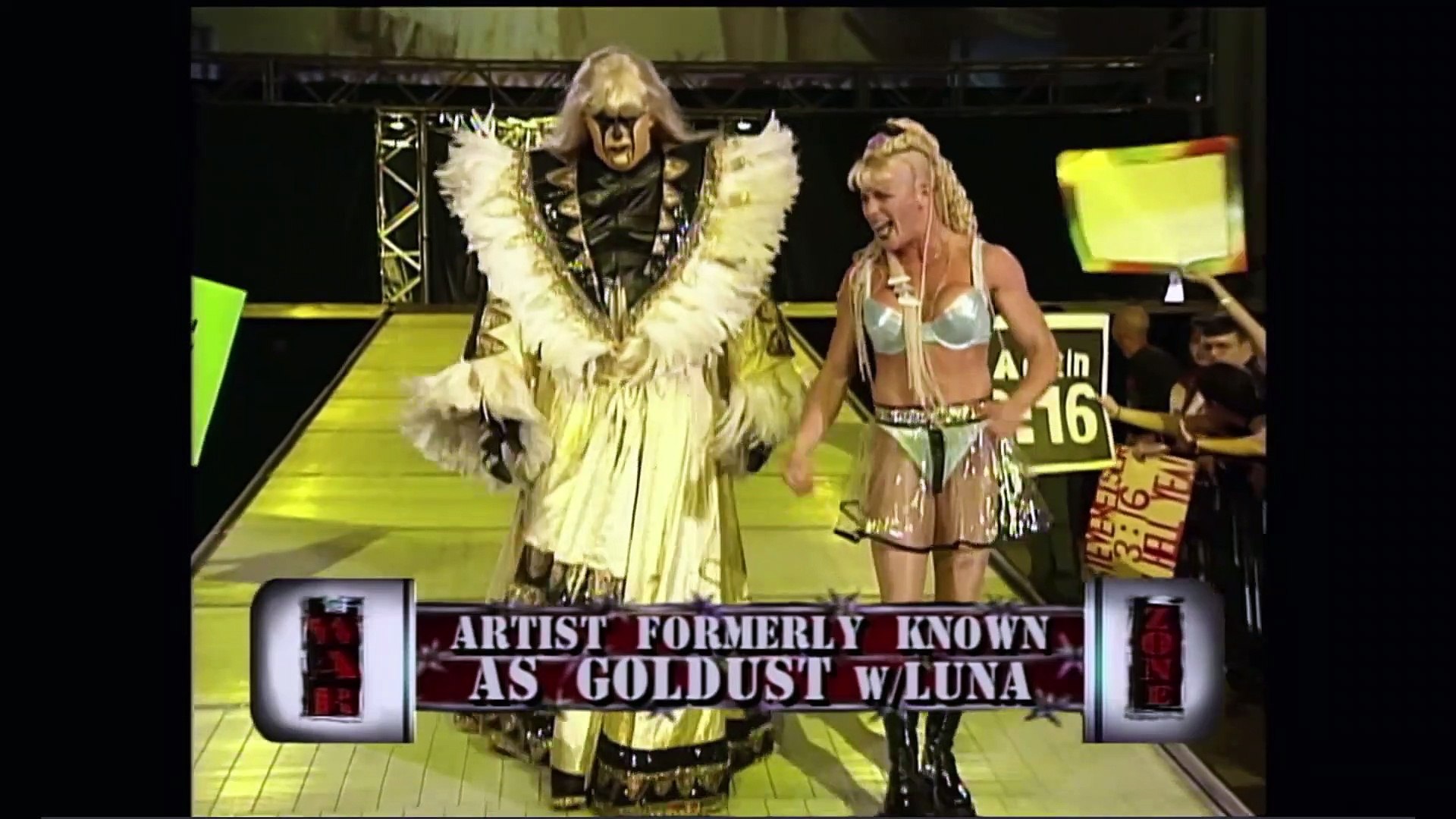 Goldust vs. Stone Cold Steve Austin background