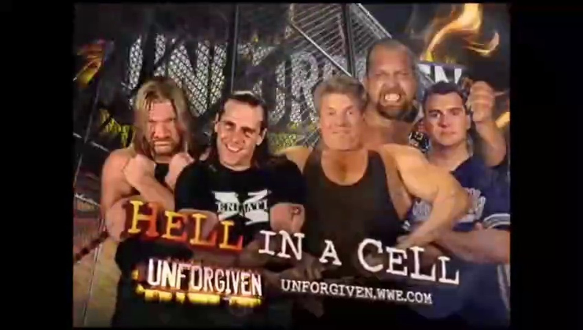 WWE Unforgiven 2006 - DX vs Big Show, Shane McMahon & Mr. McMahon (Hell In A Cell Match) background