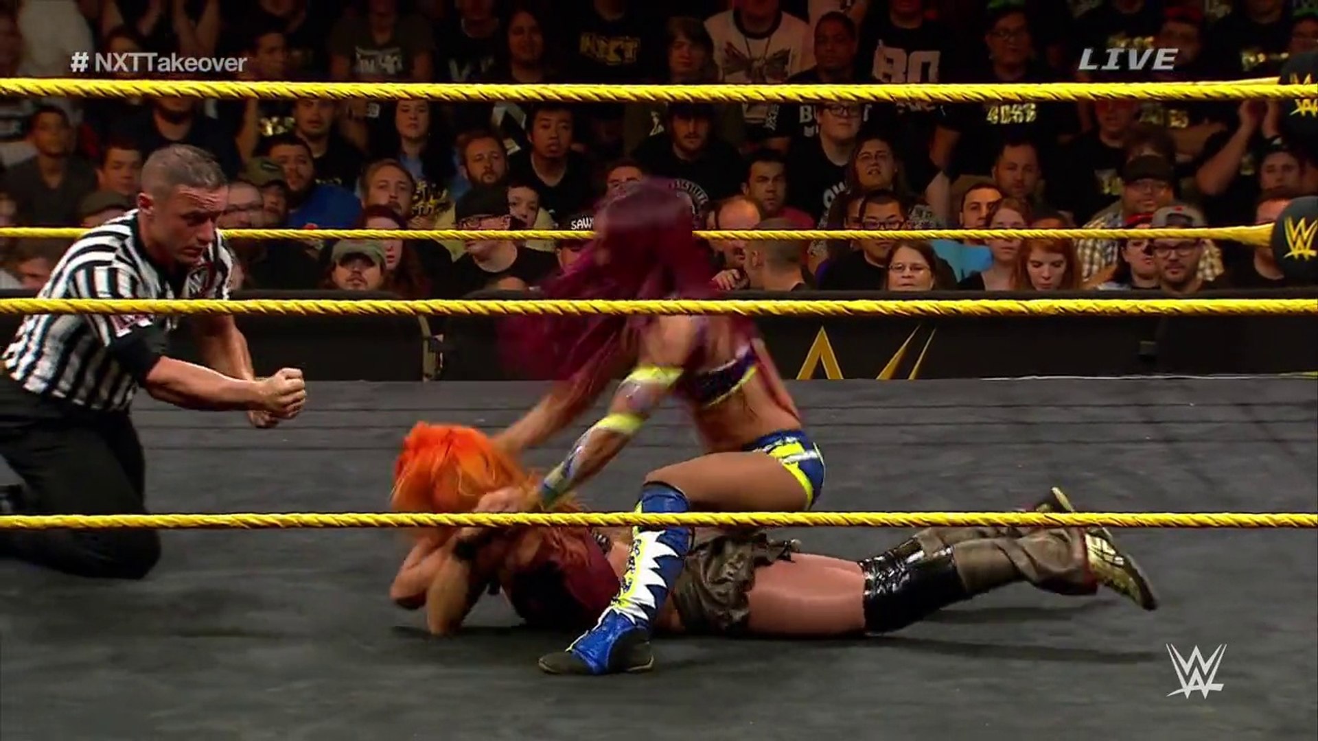 Becky Lynch vs Sasha Banks background