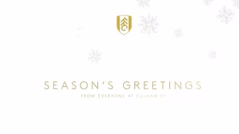 Merry Christmas from the Fulham Family! 🎄
