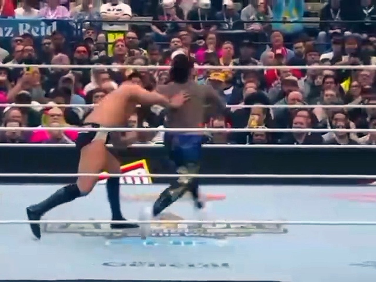 WWE WRESTLEMANIA 2025 JEY USO VS GUNTHER FULL MATCH background