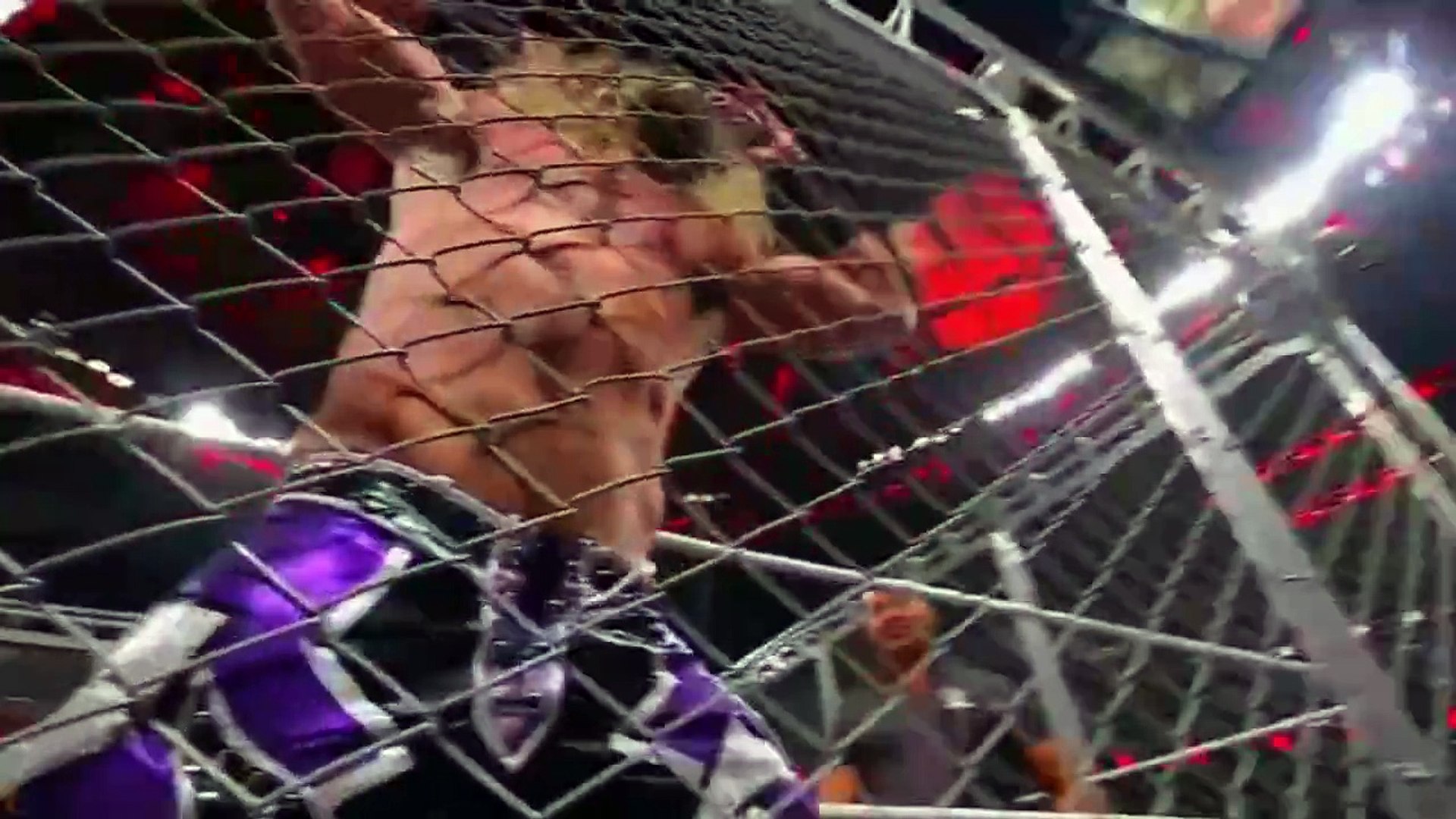 cm punk vs seth rollins steel cage match wwe raw on netflix background