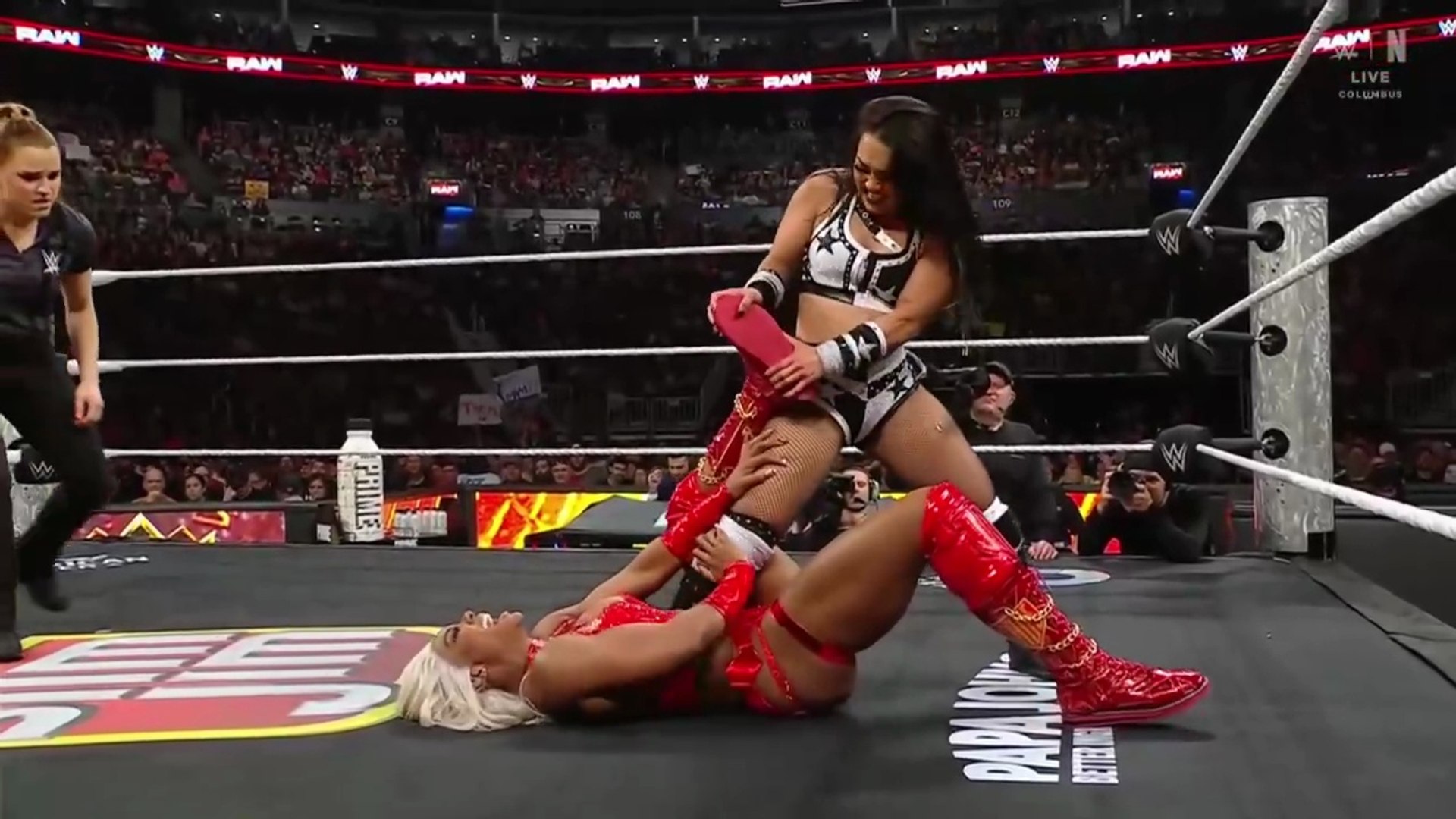 WWE Raw _June 23, 2025 - Jade Cargill Vs Roxanne Perez _ Queen Of The Ring Tournament Semi - Finals Match