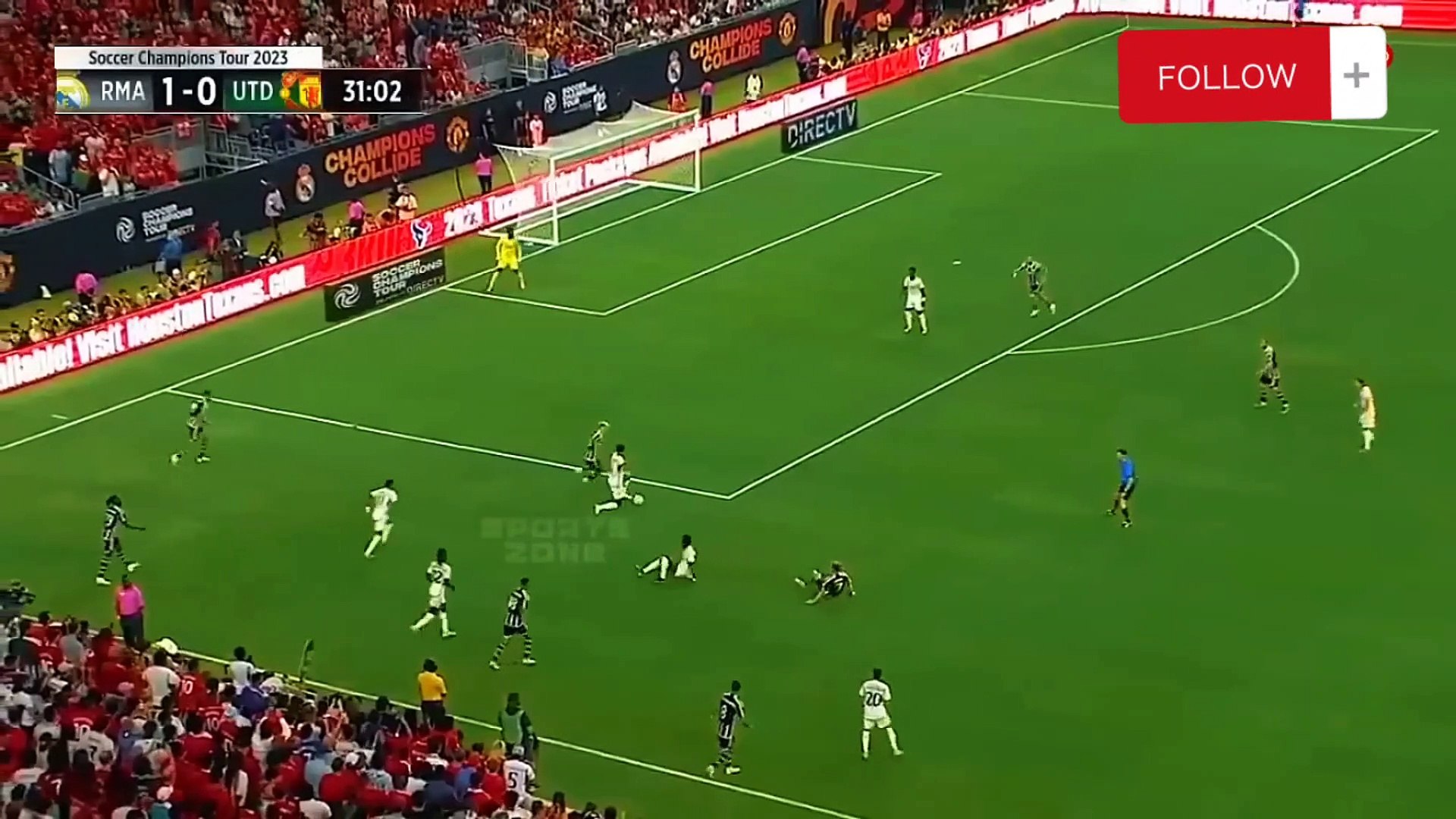 ⚽ Real Madrid vs Manchester United Highlights 2023 background