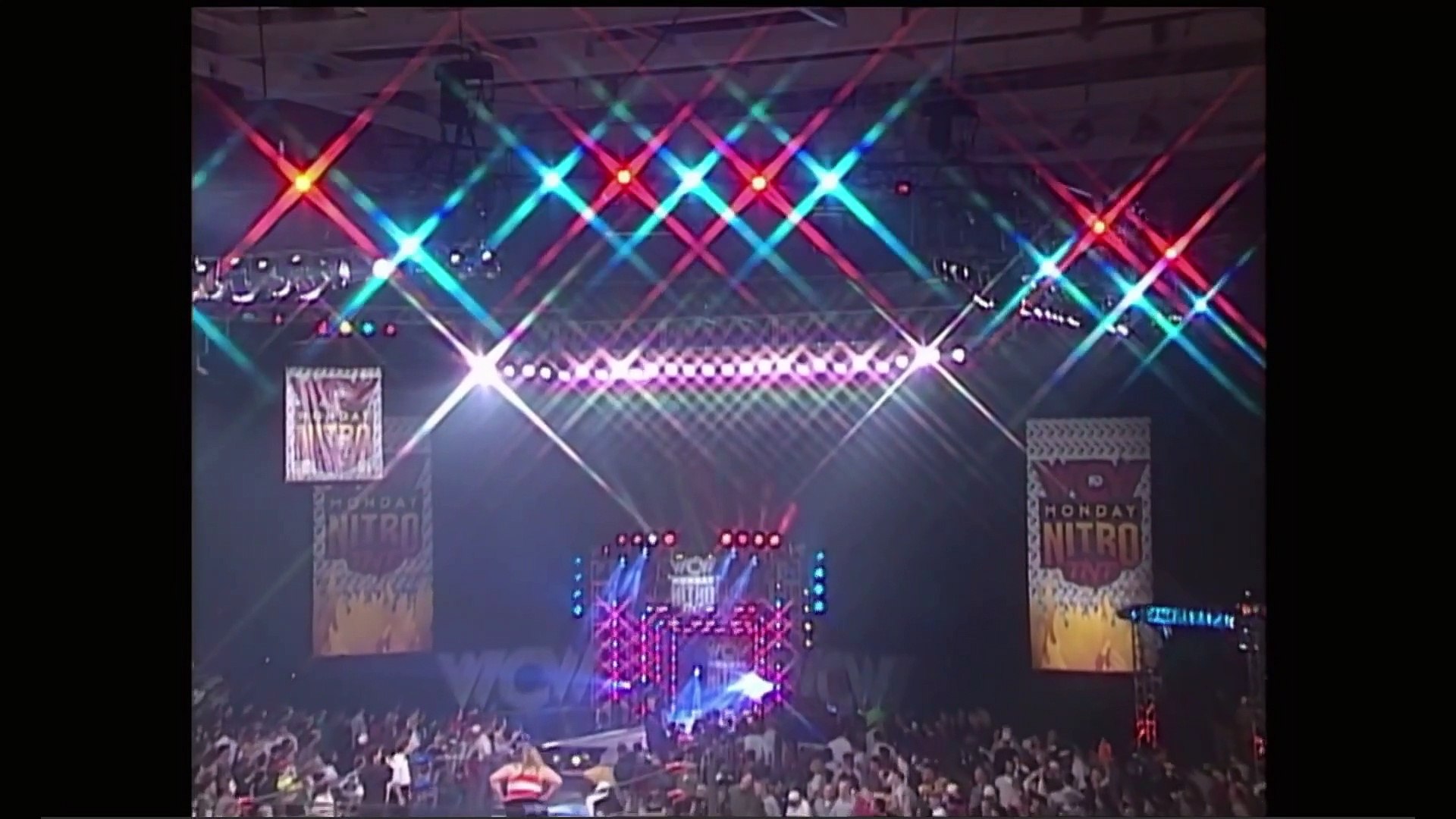 Lex Luger vs. Road Block background