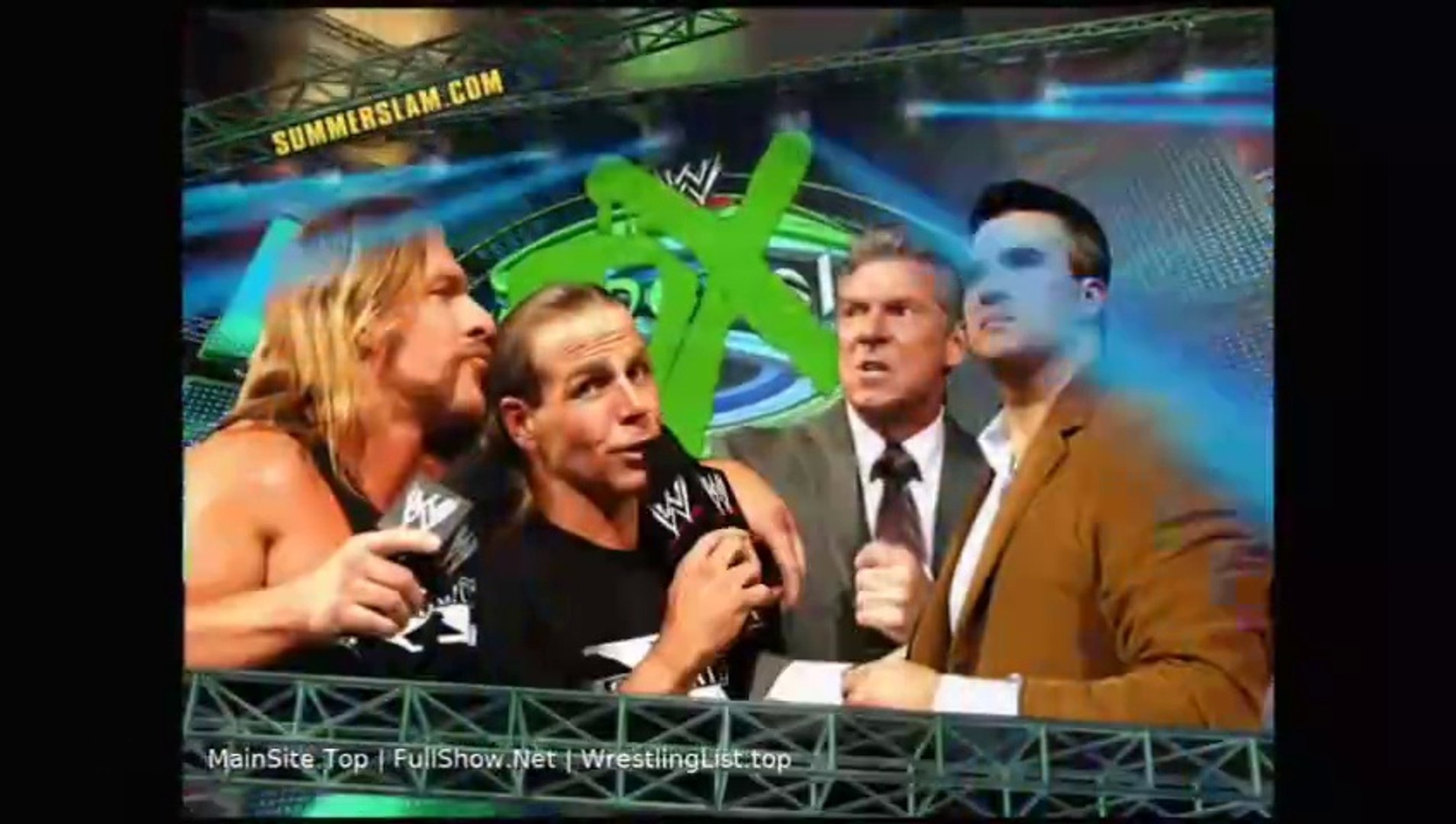 WWE SummerSlam 2006 - DX vs The McMahons (Tag Team Match) background