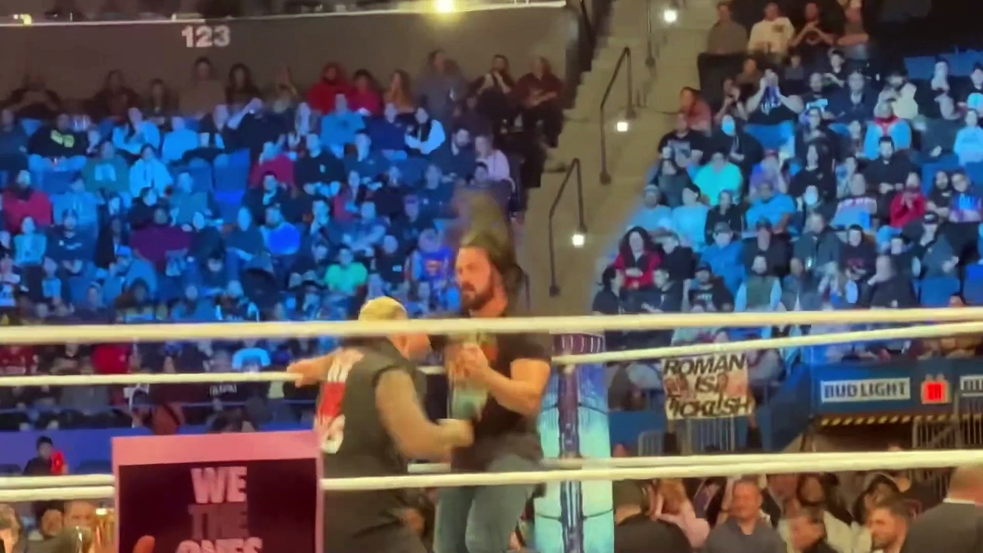 ROMAN REIGNS SMASHES EVERYBODY!! background
