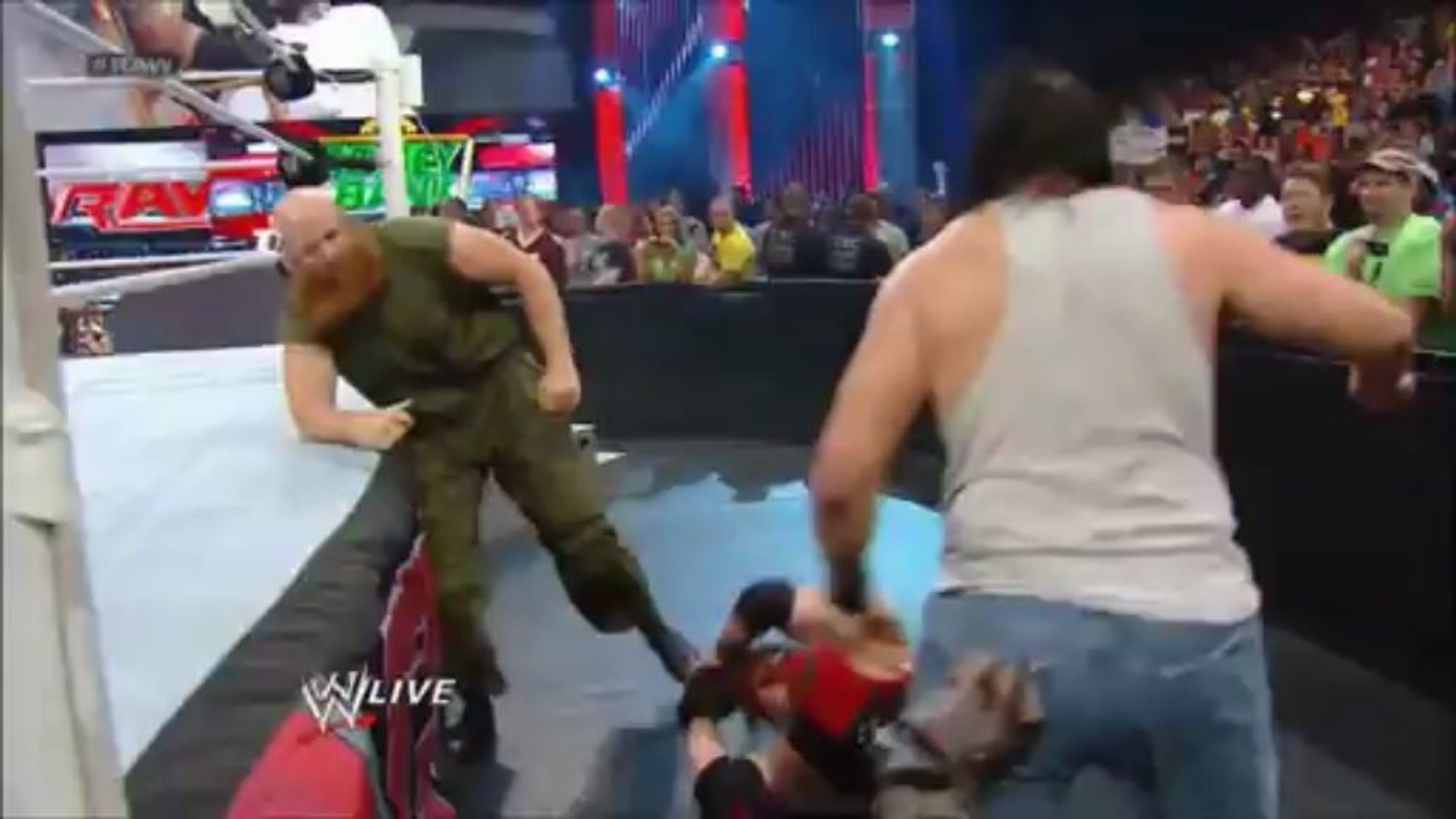 The Wyatt Family make their DEBUT - RAW 07.08.13 background