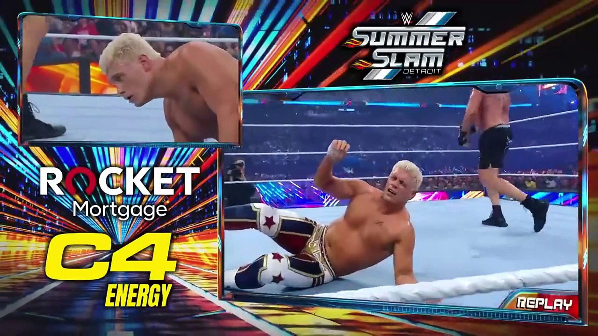 WWE SUMMER SLAM 2023 CODY RHODES VS BROCK LESNAR FULL MATCH backdrop