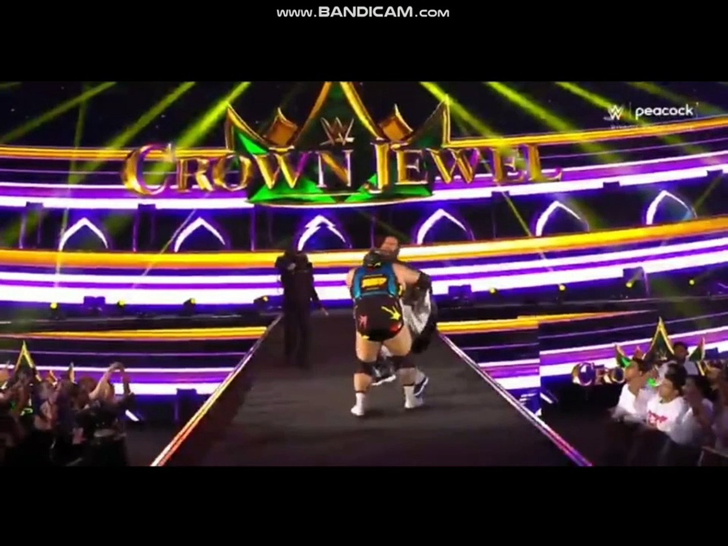 Seth Rollins vs Bronson reed full match background