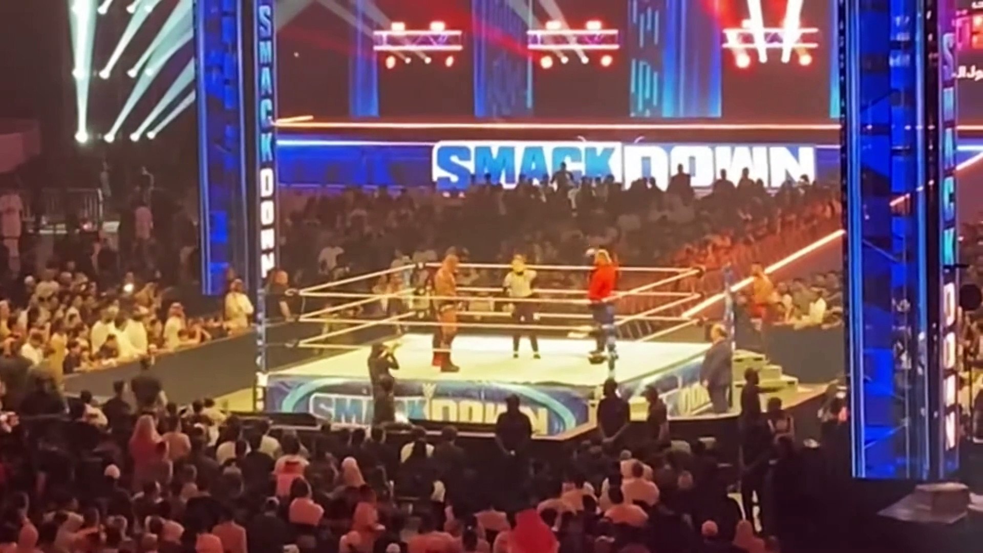 Solo Sikoa & Tama Tonga vs Kevin Owens & Randy Orton Saudi Street Fight - WWE Smackdown 5/24/24 poster — similar to MOTOR CITY MACHINE GUNS warn The RASCALZ | Wrestling REVOLVER
