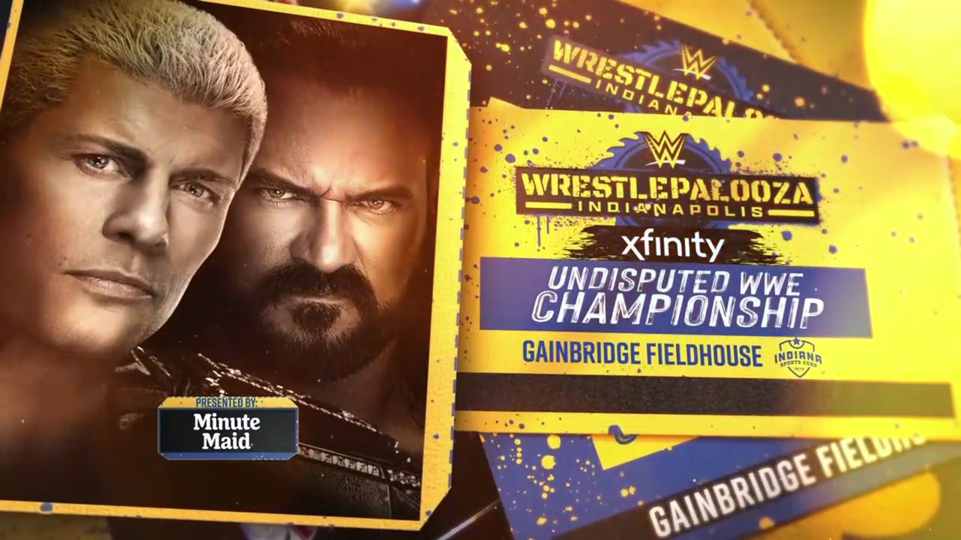 Wrestlepalooza _Sep 20, 2025 - Cody Rhodes Vs Drew McIntyre _ WWE Undisputed Championship Match background