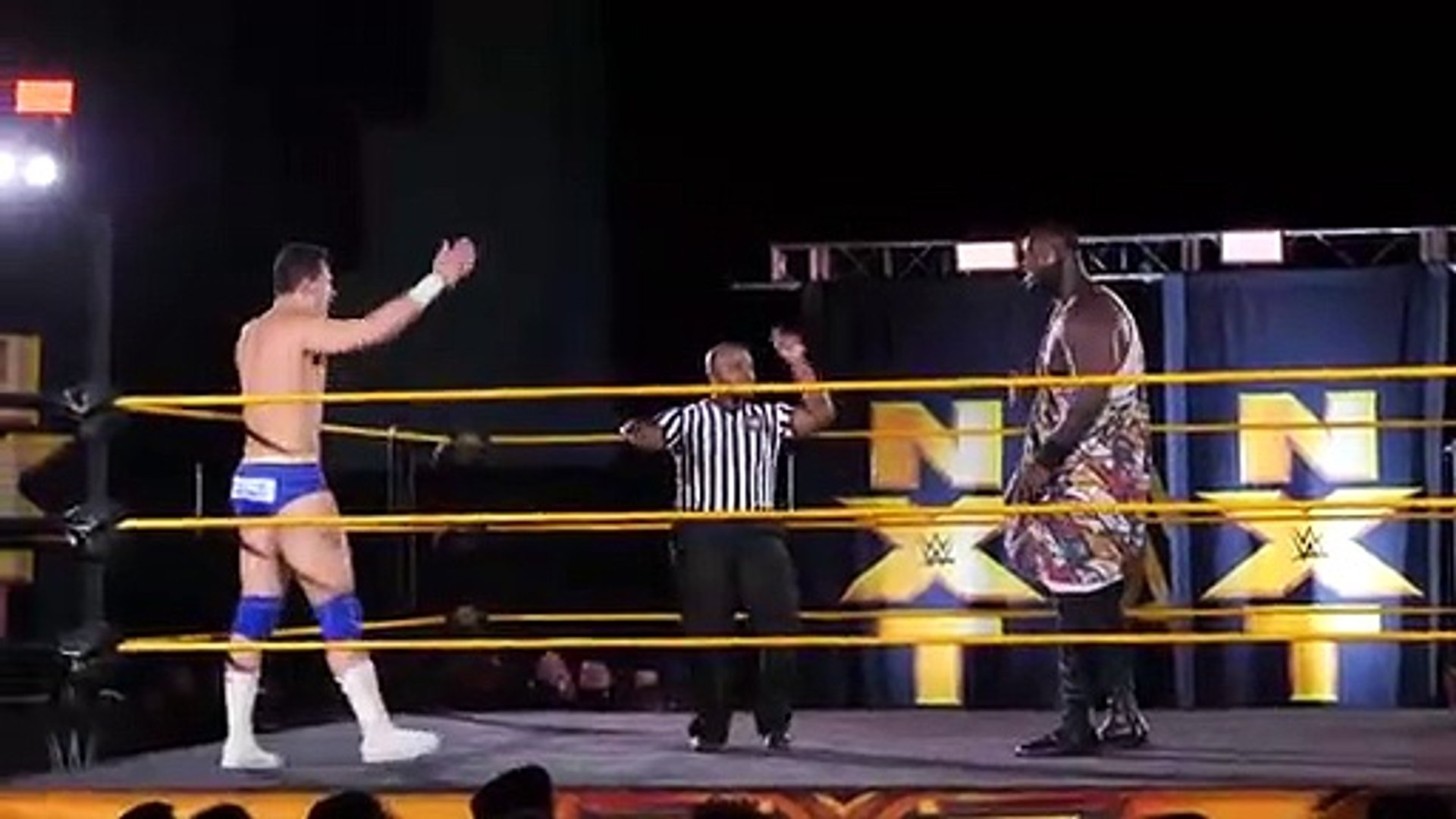 WWE's 7'3" GIANT GETS NEW LOOK & MOVESET / NXT / 4K