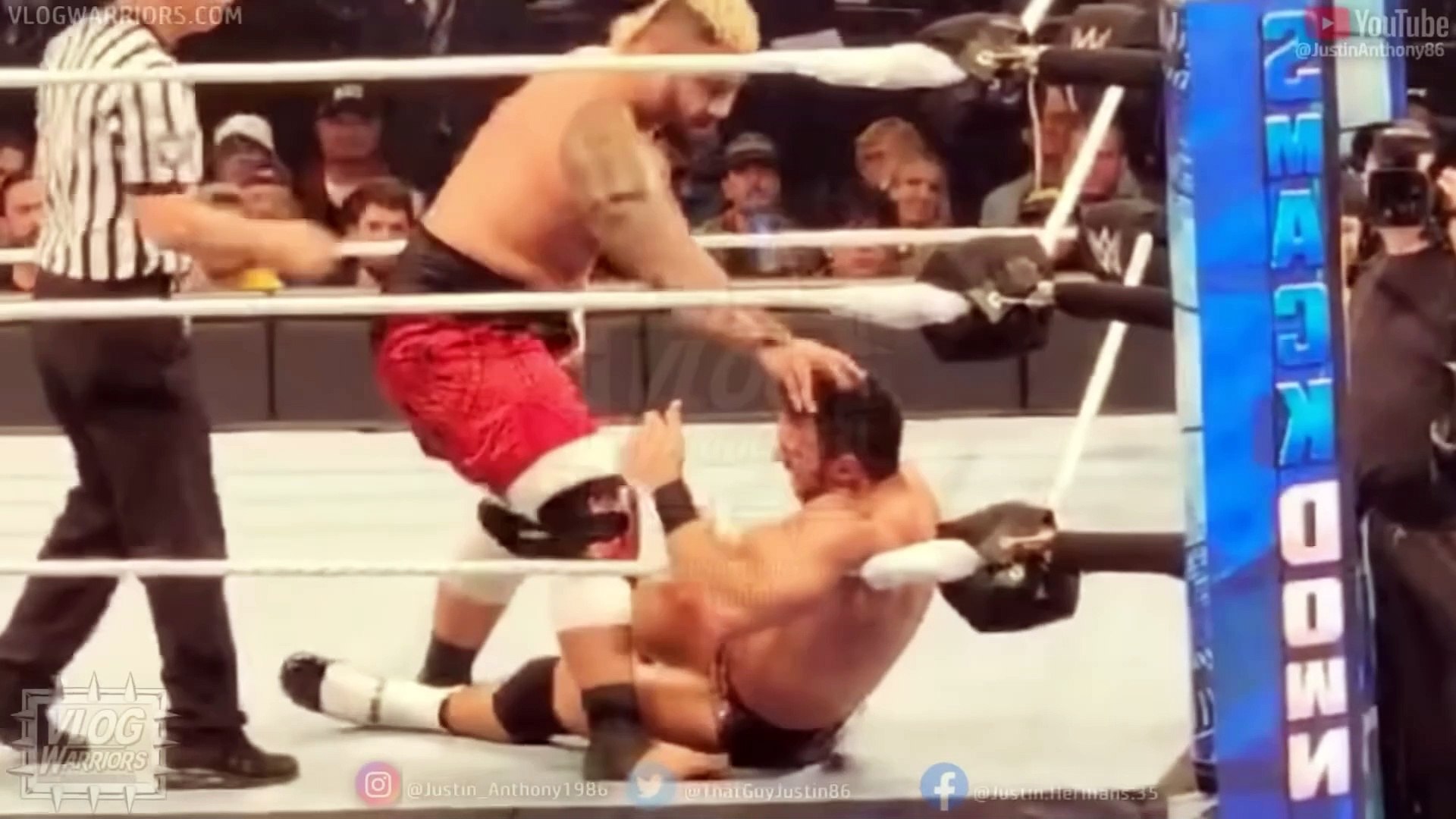 FULL MATCH - LA Knight vs Solo Sikoa w/ Roman Reigns WWE SMACKDOWN 2023 backdrop