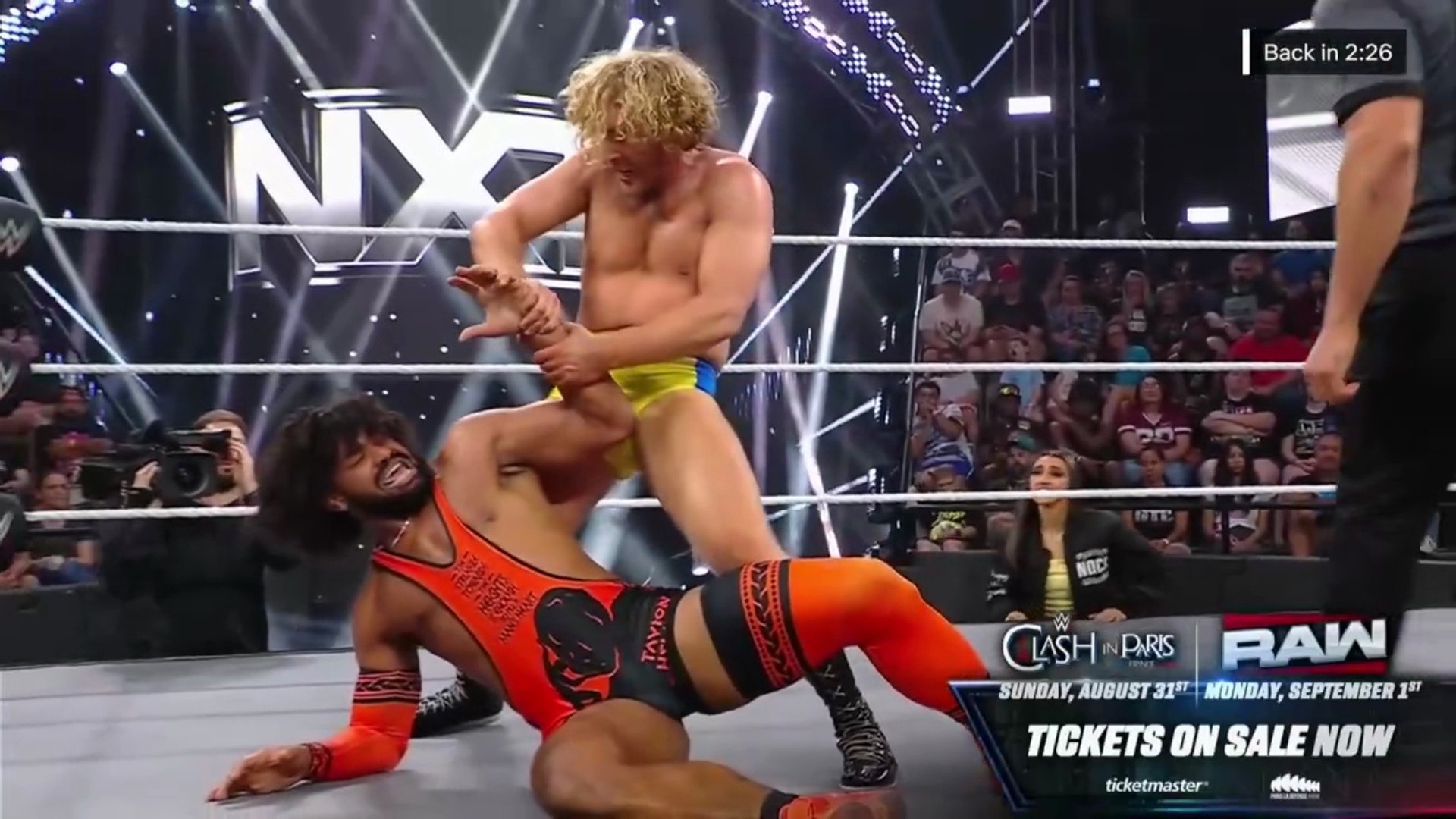 WWE NXT _July 29, 2025 -Charlie Dempsey Vs Tavion Heights _If Tavion Heights wins he breaks free from NQCC (No Quarter Catch Crew)