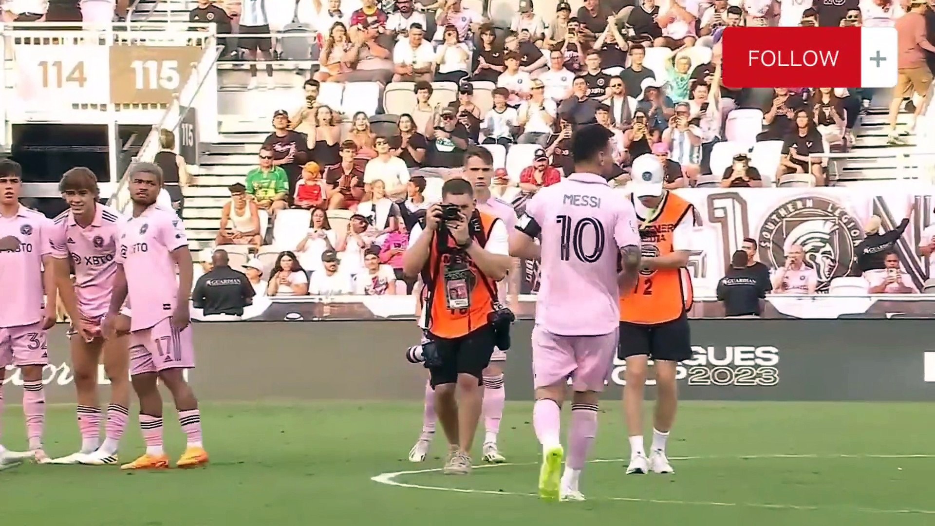 Messi Today Show Inter Miami vs Atlanta 4 0 All Goal background