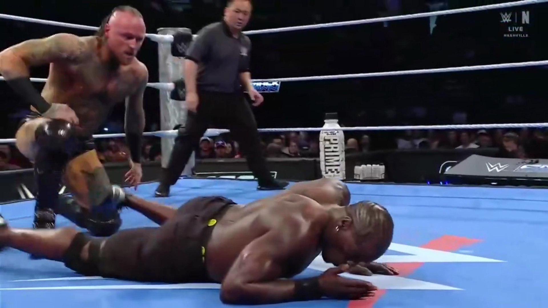 WWE Smack Down _July 11, 2025 - R - Truth Vs Aleister Black background