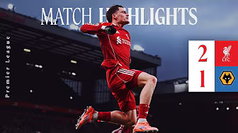 Highlights: Liverpool 2-1 Wolves | Premier League | First Florian Wirtz Goal!