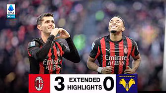 Extended Highlights | Pulisic e doppio Nkunku | AC Milan 3-0 Hellas Verona | Serie A 2025/26