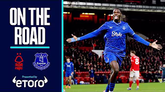 AWAY-END SCENES AS EVERTON SEE OFF FOREST! On The Road: Nottingham Forest v Bournemouth