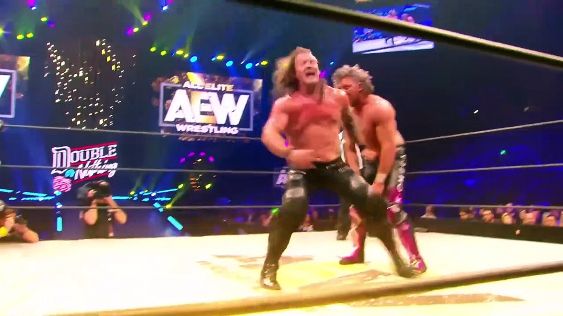 Isiah Kassidy vs. Chris Jericho + Miro & Kip Sabian segment background
