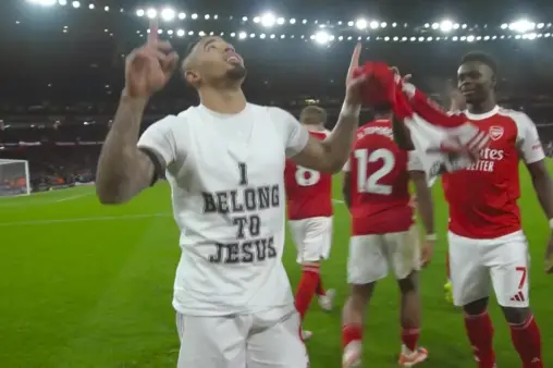 [Goal] A divine intervention! Jesus scores with his first shot after coming off the bench